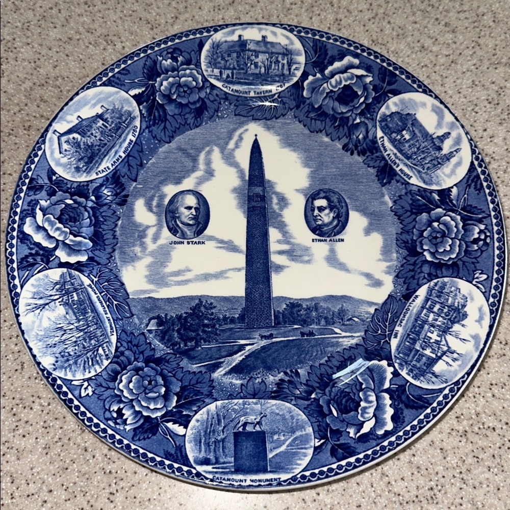 💫 Wedgwood Battle of Bennington Monument Plate